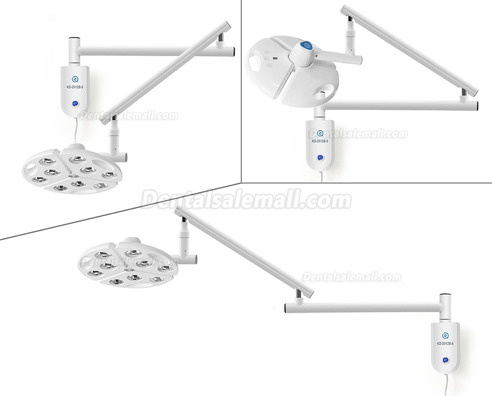 KWS KD-2012B-5 90W Wall-Mounted Dental Surgical Light Shadowless Medical LED Exam Lamp